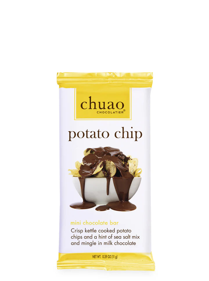 Chuao Mini Milk Chocolate Potato Chip Bar