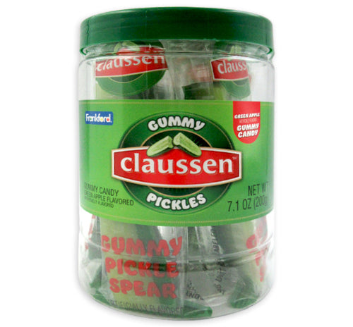 Claussen Jar of Gummy Pickle Spears