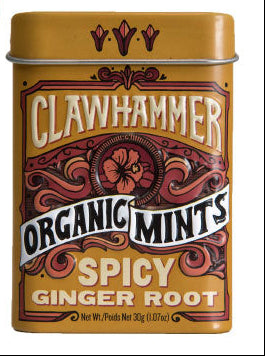 Clawhammer Spicy Ginger Root Mints