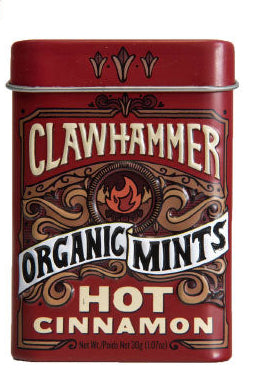 Clawhammer Hot Cinnamon Organic Mints