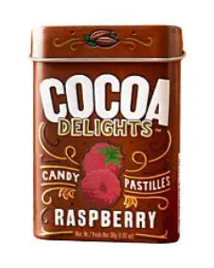 Cocoa Delights Raspberry Candies Tin