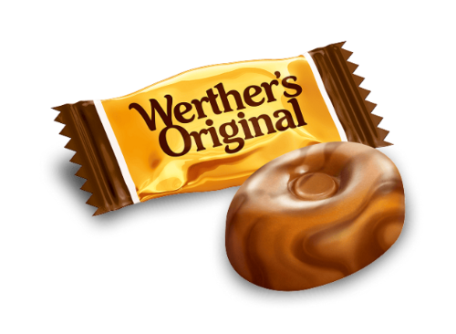 Werthers Caramel Coffee Hard Candy Peg Bag