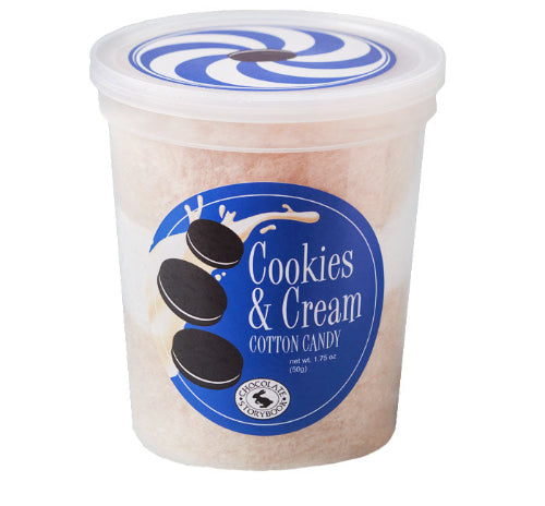 Cookies and Cream Cotton Candy Tub