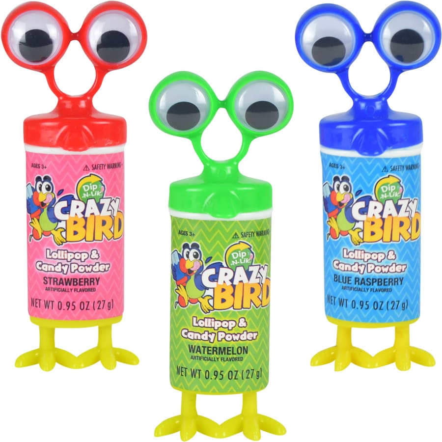 Crazy Bird Dip N Lik Candy