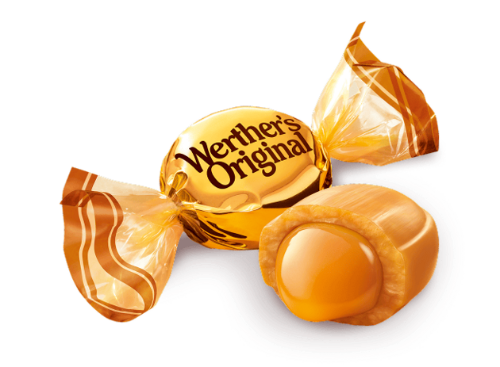 Werthers Creamy Caramel Filled Hard Candy Peg Bag