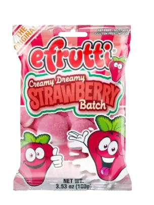 Efrutti Creamy Dreamy Strawberry Batch Peg Bag