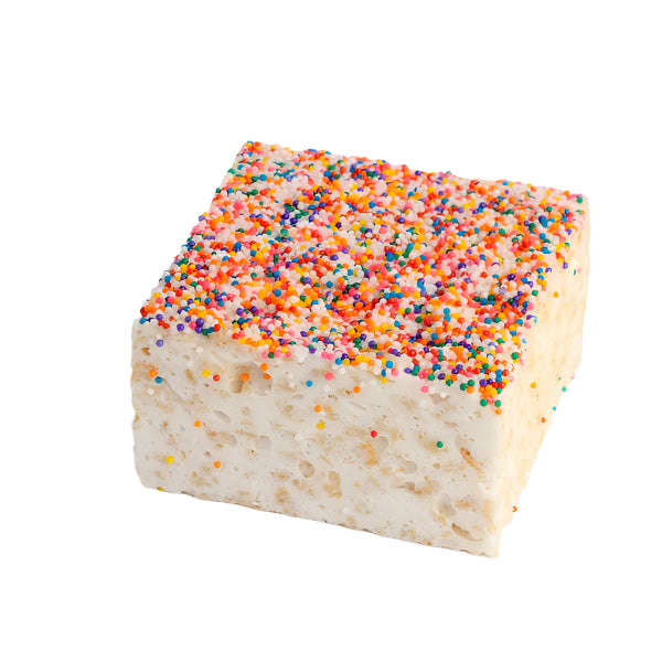 Crispery Rainbow Non Pareils Crispycake