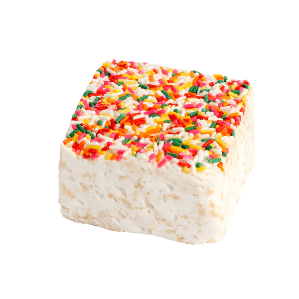 Crispery Rainbow Sprinkles Crispycake