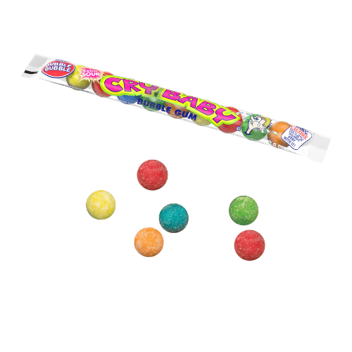 Cry Baby Sour Bubble-9 pc Tube