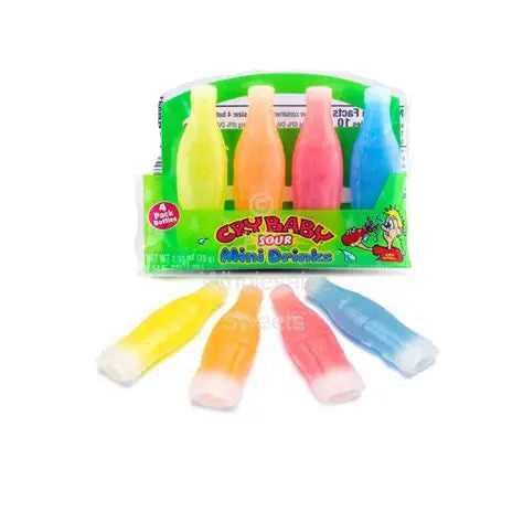 Cry Baby Sour Wax Bottles 4 pc