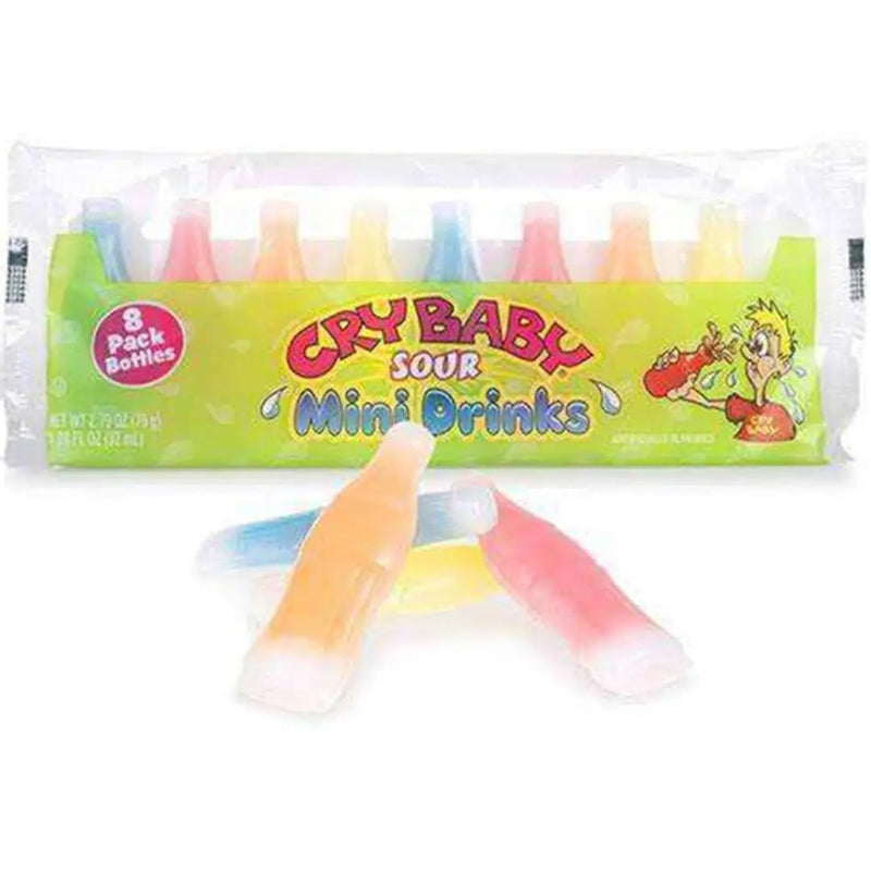 Cry Baby Sour Wax Bottles 8 pc