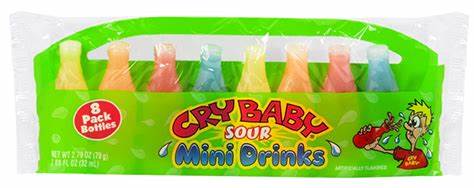Cry Baby wax bottles 8 pc