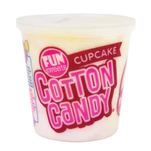 Fun Sweets Cupcake Cotton Candy Tub