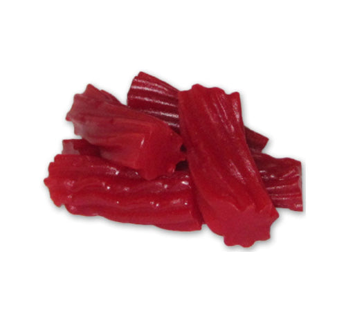 Australian Red & Black Licorice 8 oz scoop with soft licorice pieces