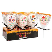 Day of the Dead Marshmallow Skull Lollipop