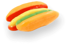 Efrutti Mini Gummy Hot Dog