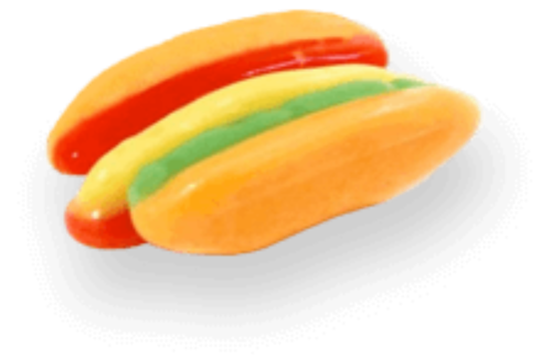Efrutti Mini Gummy Hot Dog