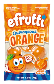 Efrutti Outrageous Orange Gummies Peg Bag