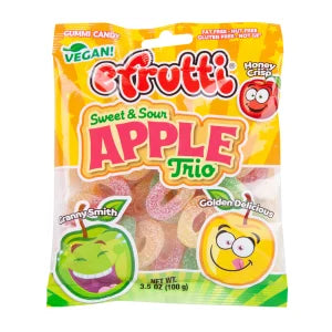 Efrutti Sweet & Sour Apple Trio Peg Bag
