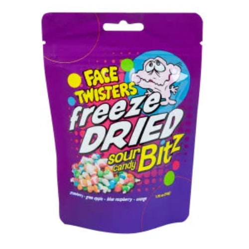 Face Twisters Freeze Dried Sour Candy Bitz