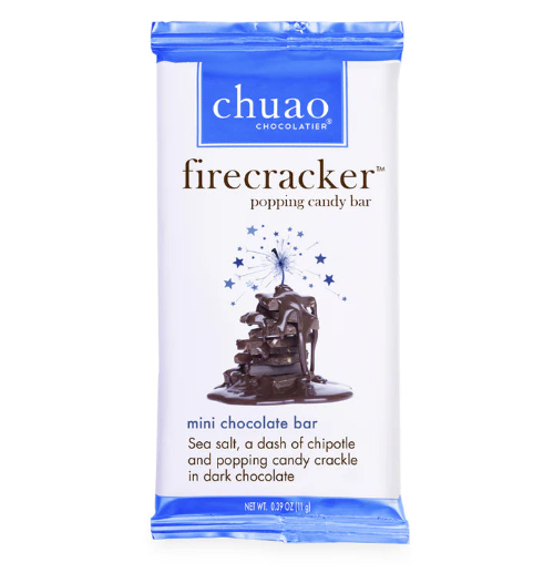 Chuao Mini Dark Chocolate Firecracker Bar