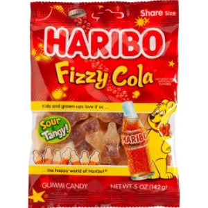 Haribo Fizzy Cola Peg Bag