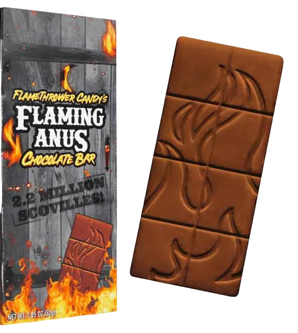 Flaming Anus Chocolate Bar