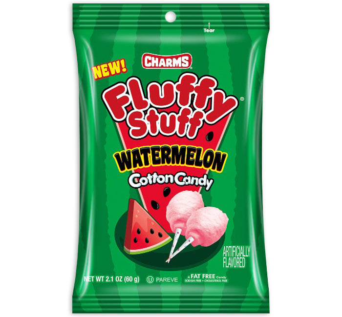 Charms Fluffy Stuff Watermelon Cotton Candy
