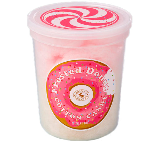 Frosted Donut Cotton Candy Tub