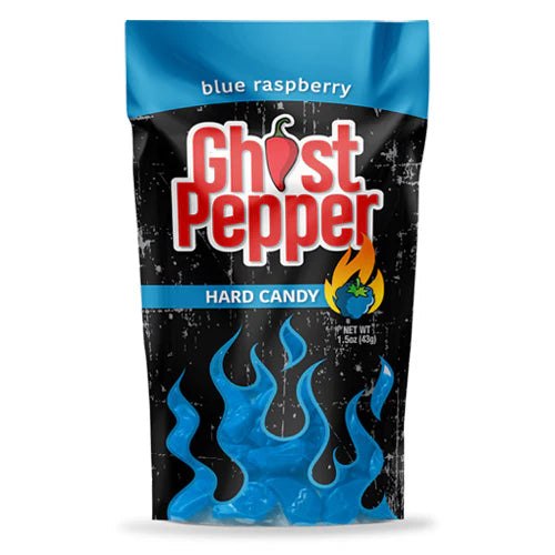 Ghost Pepper Blue Raspberry Hot Candies Peg Bag