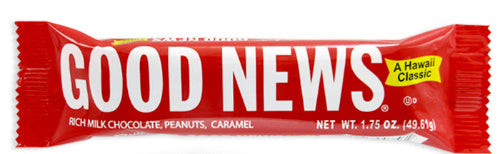 Good News Caramel Peanut Candy Bar