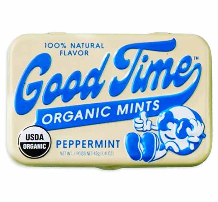 Good Time Organic Peppermints Tin