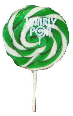 Whirly Pop 1.5 oz Green & White 3"