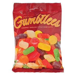 Gumbilees English Style Wine Gums Candy Peg Bag