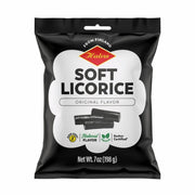 Halva European Style Black Licorice Bag with glossy resealable packaging