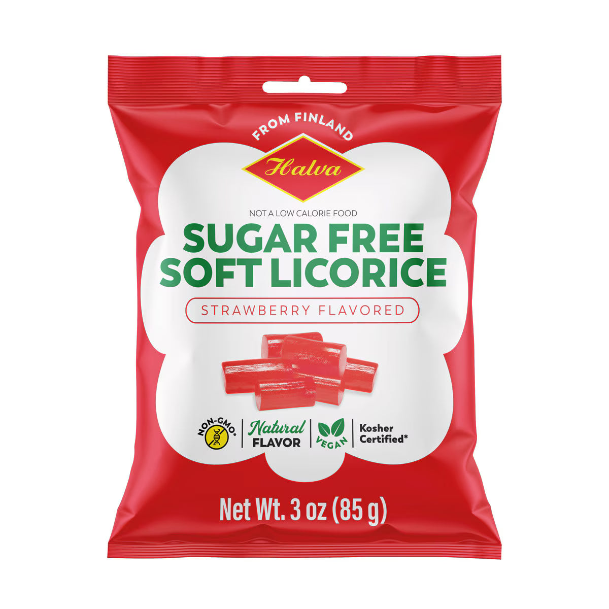 Halva Sugar Free Strawberry Licorice