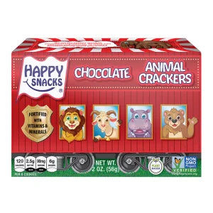 Happy Snacks Chocolate Animal Crackers Box