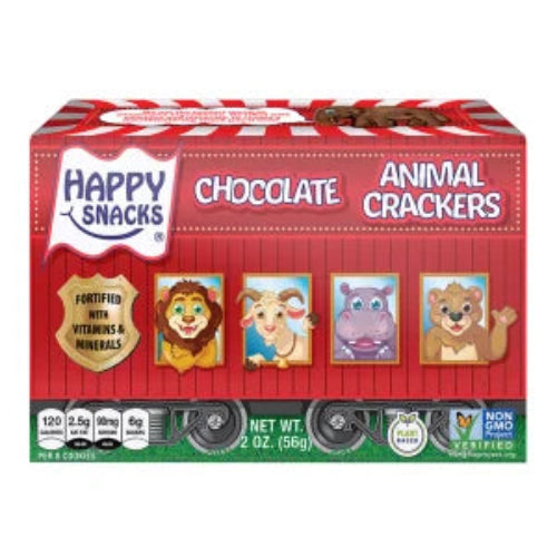 Happy Snacks Chocolate Animal Crackers Box