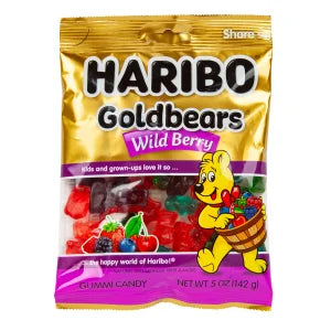 Haribo Goldbears Wild Berry 5 oz