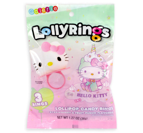 Hello Kitty Lollyrings 3 pk Peg Bag
