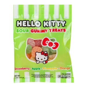 Hello Kitty Sour Gummy Treats Peg Bag