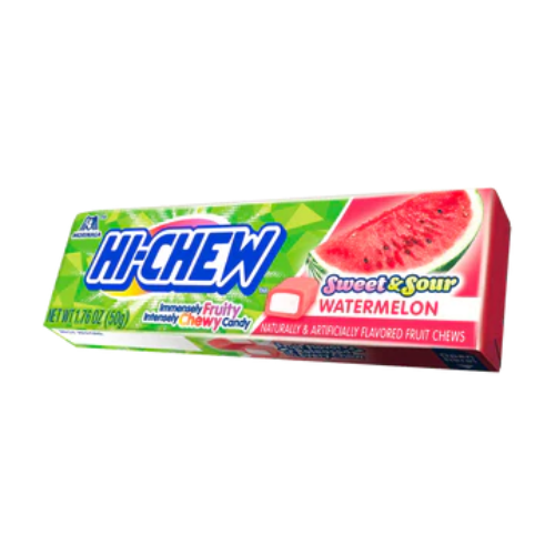 Hi Chew Sweet & Sour Watermelon Candy Stick