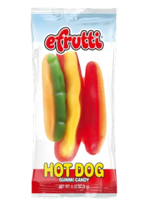 Efrutti Mini Gummy Hot Dog