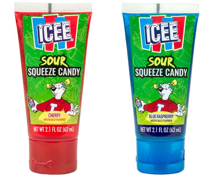 ICEE Sour Squeeze Candy Tube