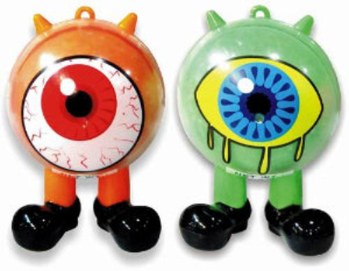ICU Cyclops Monster Jawbreaker: colorful cartoon eye figurines with translucent bodies