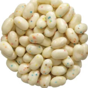 Jelly Belly Coldstone Birthday Cake Remix cream candy beans with blue, red, green specks