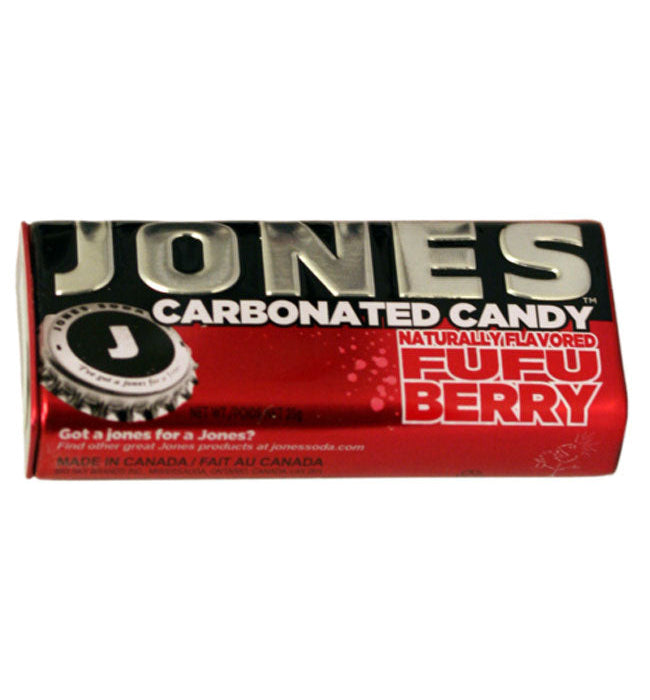 Jones Soda Fufu Berry Carbonated Candy Tin