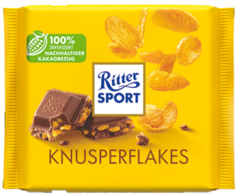 Ritter Sport Milk Chocolate Cornflakes Bar