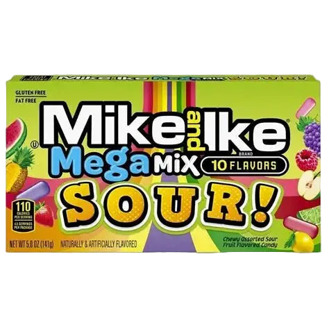 Mike and Ike Mega Mix Sour Theater Box