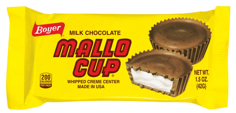 Mallo Cup Chocolate Marshmallow Candy